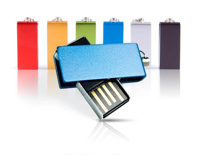 9404168 Goodram PDXGH2GRCUxB Goodram Cube 2.0 USB minne med logo S&#248;lv 8GB
